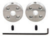 Aluminum Mounting Hub for 5mm Shaft, #4-40 Holes (2-Pack)